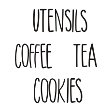 Countertop Kitchen Labels