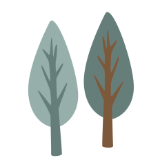 Winter Tree Set