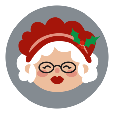 Mrs. Claus Face