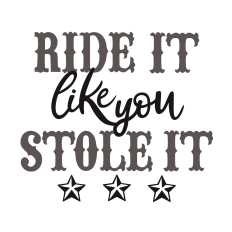 Ride it Like You Stole It