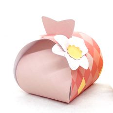 Printable & Cutfile for Super Fast Easter Gift Box in Red and Pink
