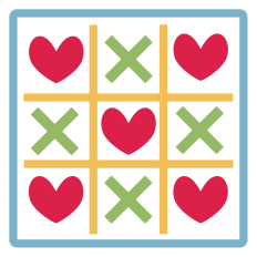 Tic Tac Toe Quilting Square