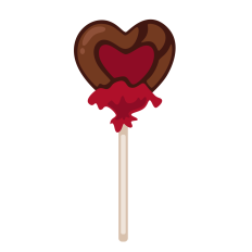 Heart Lollipop