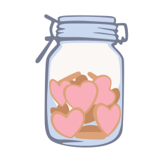 Jar of Heart Cookies
