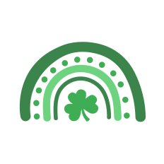 Boho St Pattys Rainbow