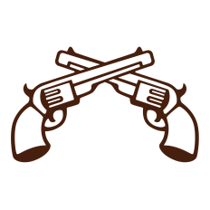 Crossed Pistols