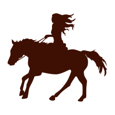 Woman on Horesback