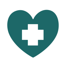 Heart with Cross Symbol