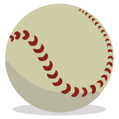 Baseball with Shadow