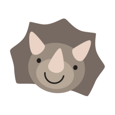 Triceratops Face