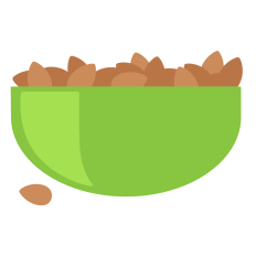 Bowl of Almonds