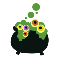 Cauldron with Eyeballs