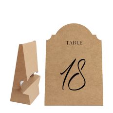 Table Number Shape With Easel