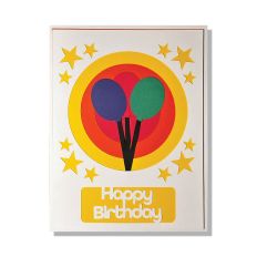 Happy Birthday Balloons Layered Card SVG Cut File