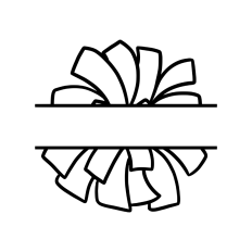 cheerleading pom pom split border monogram