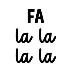 Fa La La La La