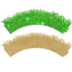 Cupcake Wrapper Grass