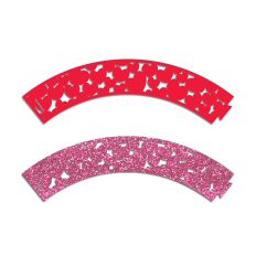 Cupcake Wrapper Hearts