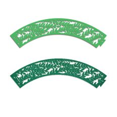 Cupcake Wrapper Leaves