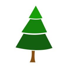 Christmas Tree Silhouette