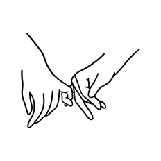 pinky promise name frame