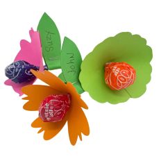 Lollipop Holders 3D Paper Flower Bundle Cut Design