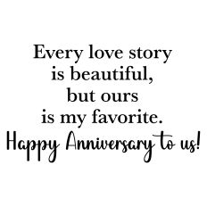 Anniversary Greeting Card Sentiment