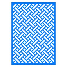 Basketweave on Point A6 Card Front Overlay