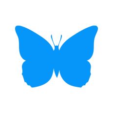 Layered Butterfly Silhouette