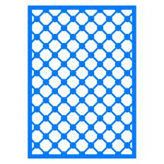 Crosshatch and Dots A6 Card Front Overlay