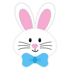 Cute Little Boy Easter Bunny Sticker