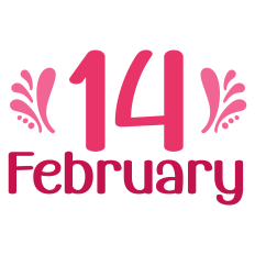 February 14 Valentine's Day Sentiment