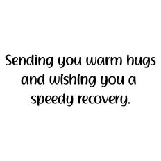 Get Well Greeting Card Sentiment