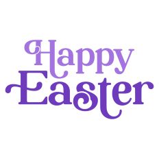Happy Easter Greeting Card Sentiment