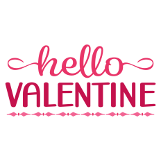 Hello Valentine Sentiment for Valentine's Day