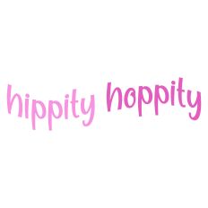 Hippity Hoppity Easter Greeting Card Sentiment