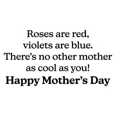Mother's Day Greeting Card Sentiment