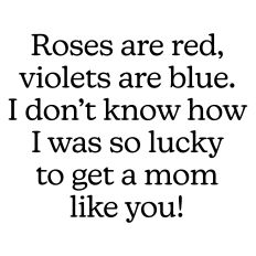 Mother's Day Greeting Card Sentiment