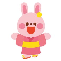 Rabbit in a Yukata