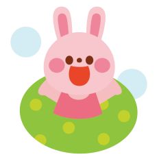 Rabbit in a bobber