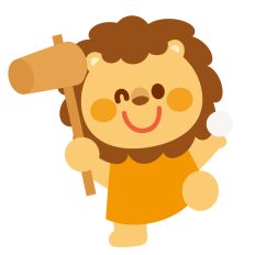 lion with otsukimi