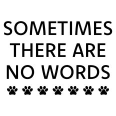 Sometimes There Are No Words Pet Sympathy