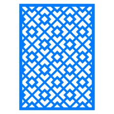 Square in Square on Point A6 Card Front Overlay