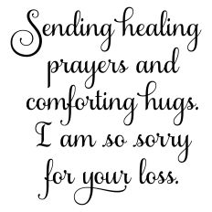 Sympathy Card Sentiment