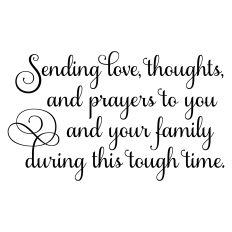 Sympathy Card Sentiment
