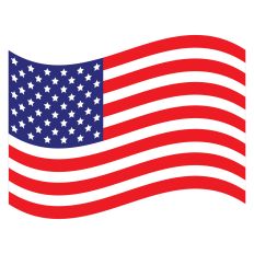 Waving American Flag