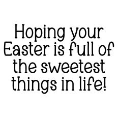 Whimsical Easter Greeting Card Sentiment