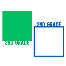 Second Grade Background and Frame