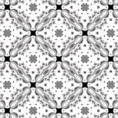 Pretty Floral Scroll Pattern Background