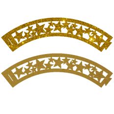 Cupcake Wrapper Stars